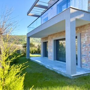 Gundoğan küçükbükte yeşillikler içinde 4+1 ozel tasarımlı villa - Görsel 12