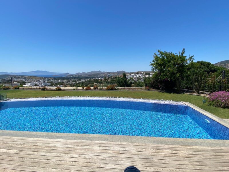 Bodrum konacık sezonluk kiralık tek katlı müstakil full manzaralı villa - Görsel 11